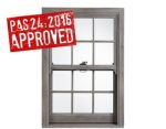 Our uPVC Sash Windows are now PAS 24:2016 approved!