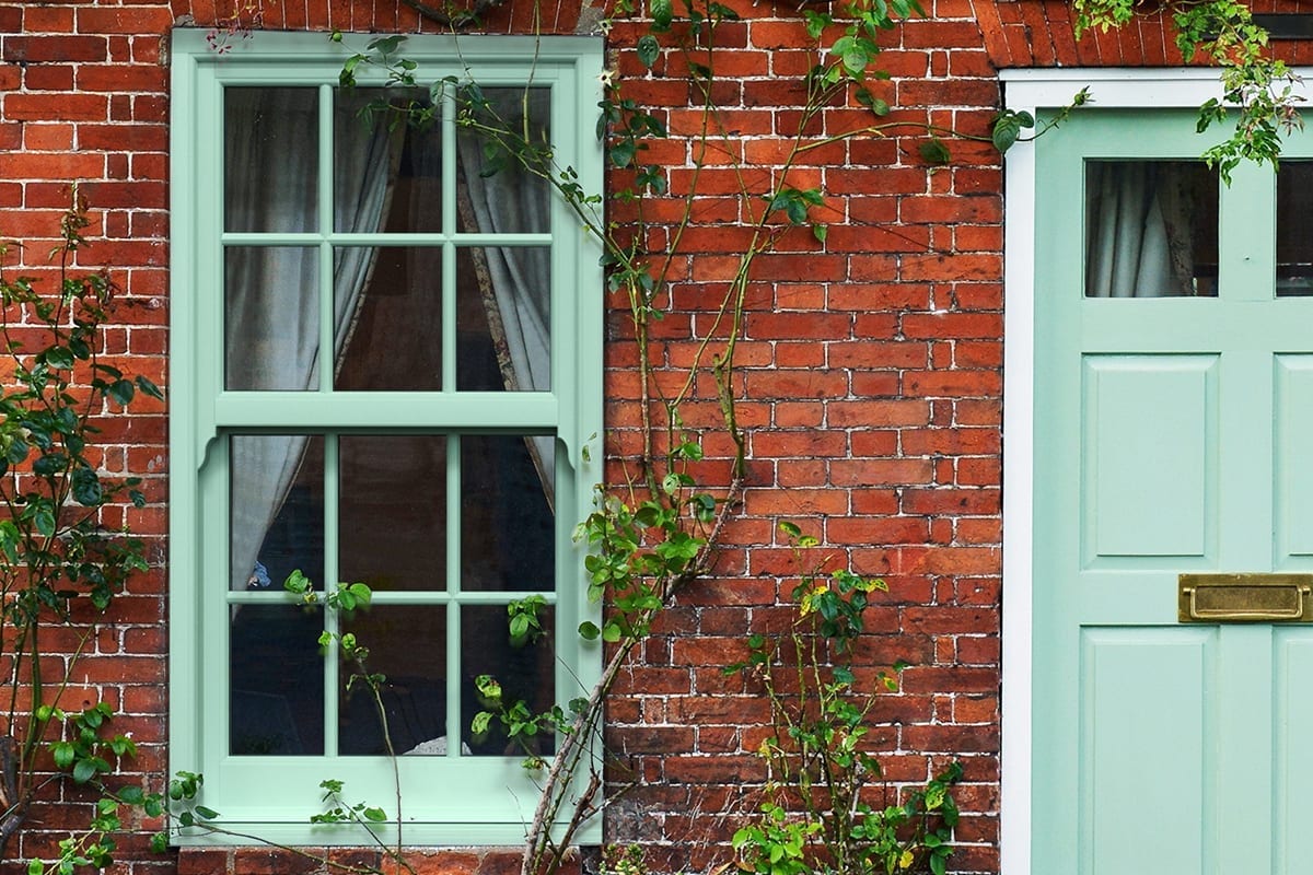 Chartwell Green uPVC Sliding Sash Windows