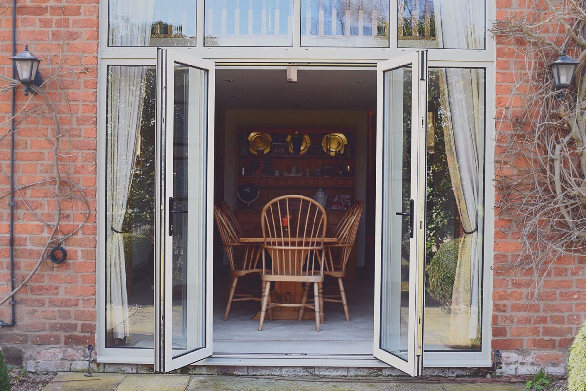 Quickslide aluminium french doors