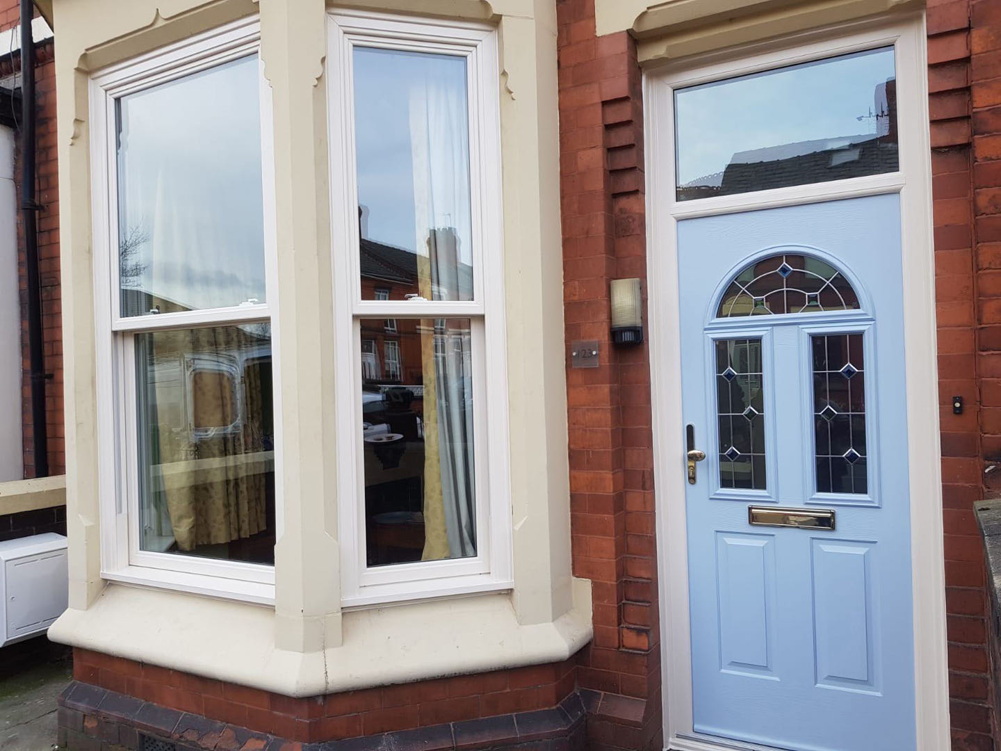 uPVC bow windows