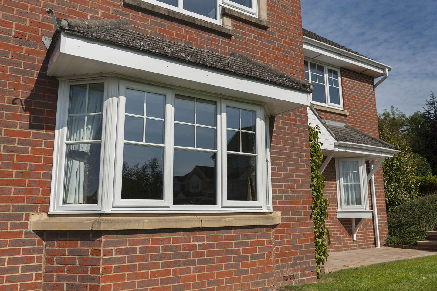 Quickslide White uPVC Victorian Style Bay Sash Windows