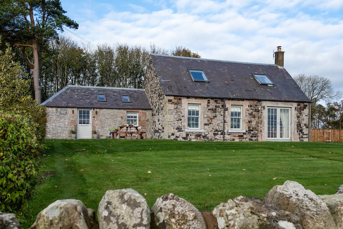 Quickslide's uPVC windows and doors bring modern style to a holiday cottage near Kelso, Scotland, as part of its renovation.
