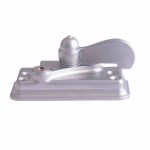 Heritage - Cam Lock - Satin Silver - Front