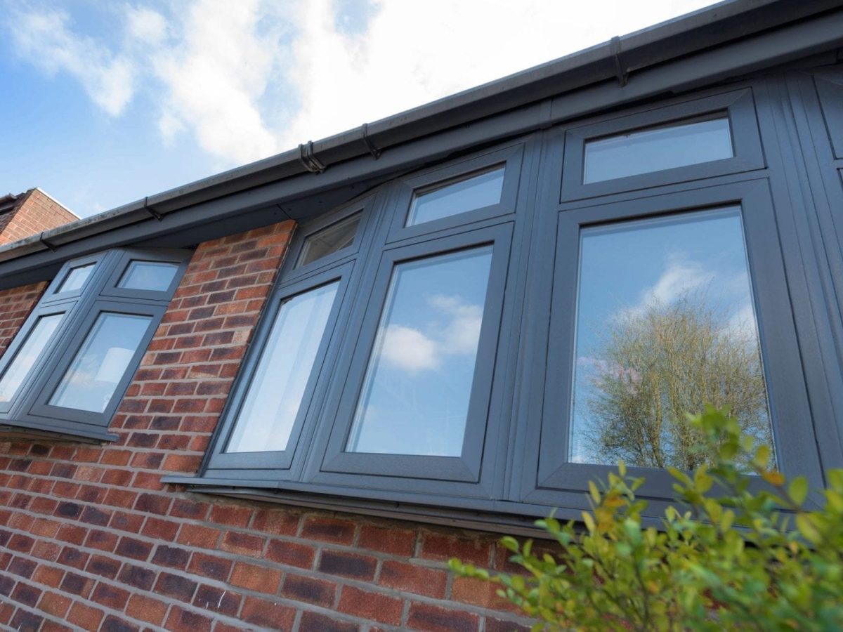 uPVC flush casement Bow Windows