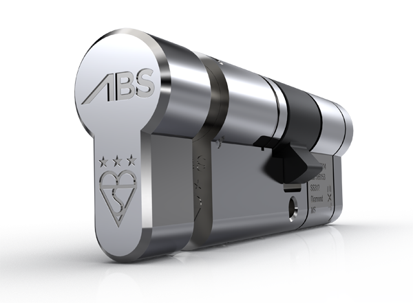 ABS Locking Cylinder - M Series Chrome