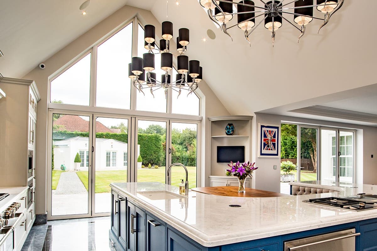 Aluminium bifold doors Eastbourne Aesthetic
