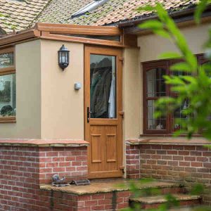 glazed and moulded panel doors