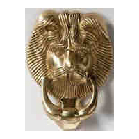 Knocker - Gold Lion