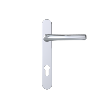 Classic inline door handles - Chrome