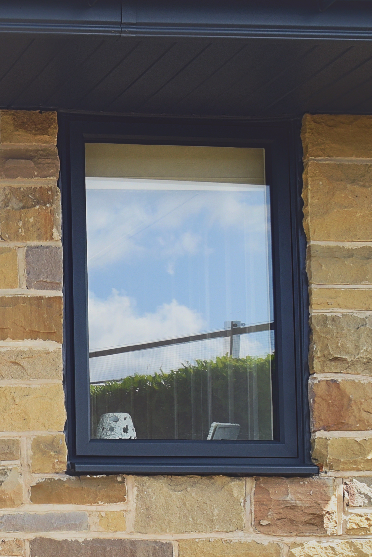 aluminium flush casement window