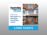 We’re exhibiting at the Homebuilding and Renovating Show in Harrogate this year!