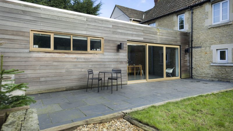 uPVC sliding patio doors offering a wide, open view and smooth access to the garden