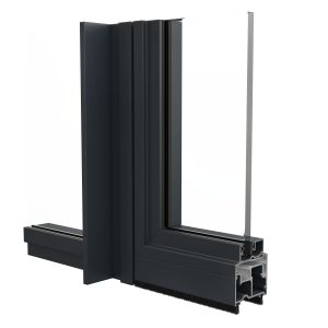 Hinged Door Threshold View
