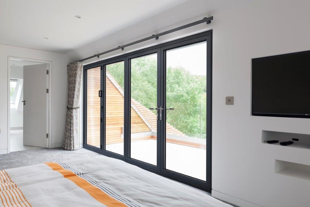 slim aluminium bifolding doors