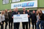 Quickslide raises a whopping £9k for GM Fundraising