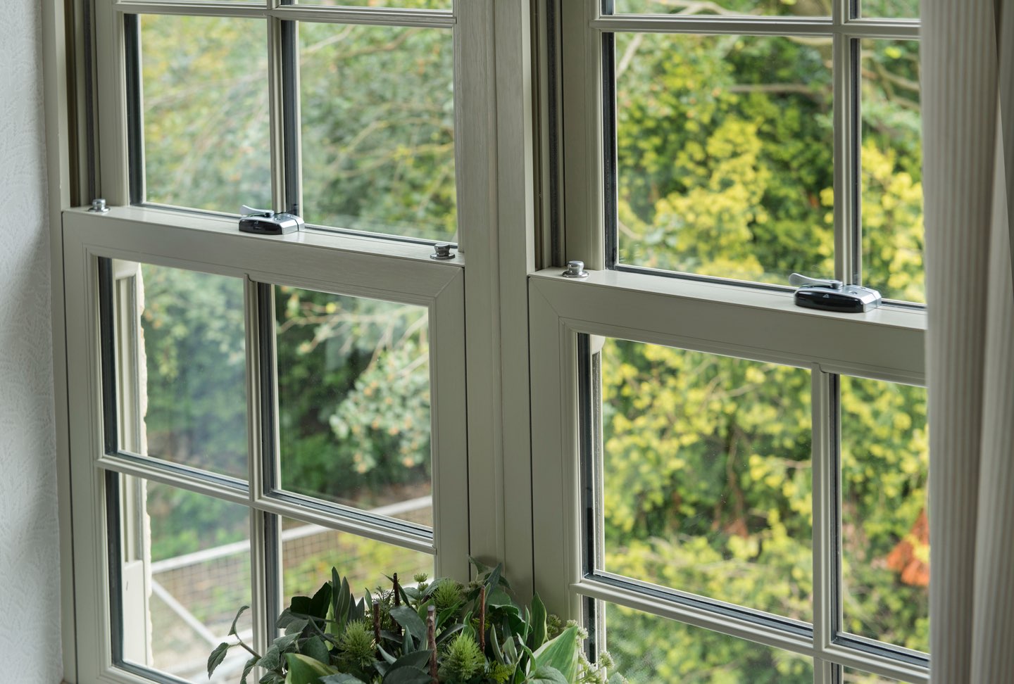 Coloured Flag Sash Windows