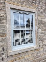 Agate grey sliding sash windows