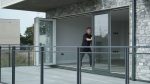 Illustration of slide and turn doors, showcasing their seamless movement and space-efficient design.