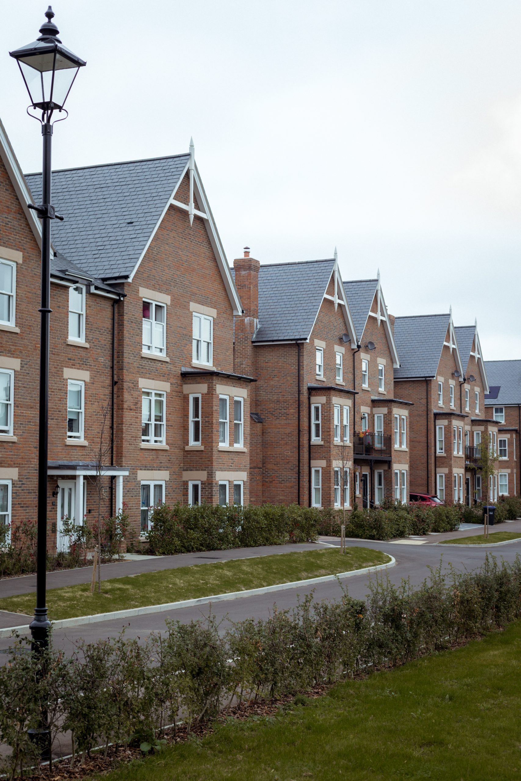 Heritage-style uPVC sash windows installed at King’s Weald housing development in Sussex
