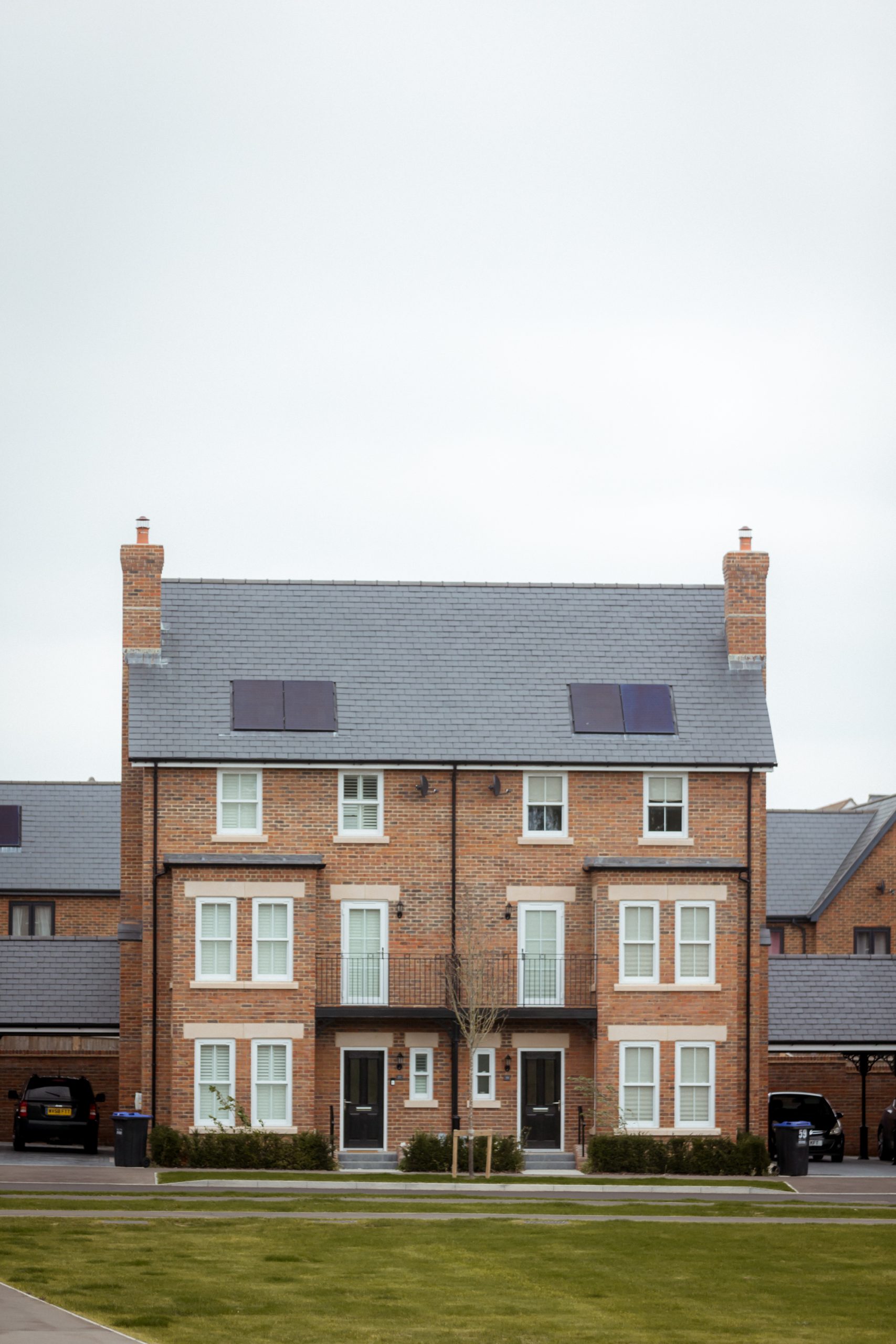 View of high-end homes at King’s Weald, showcasing energy-efficient double glazing by Ideal Window Solutions