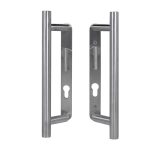 Long Inline Steel Finish Handle for Modern Aluminium Sliding Patio Doors