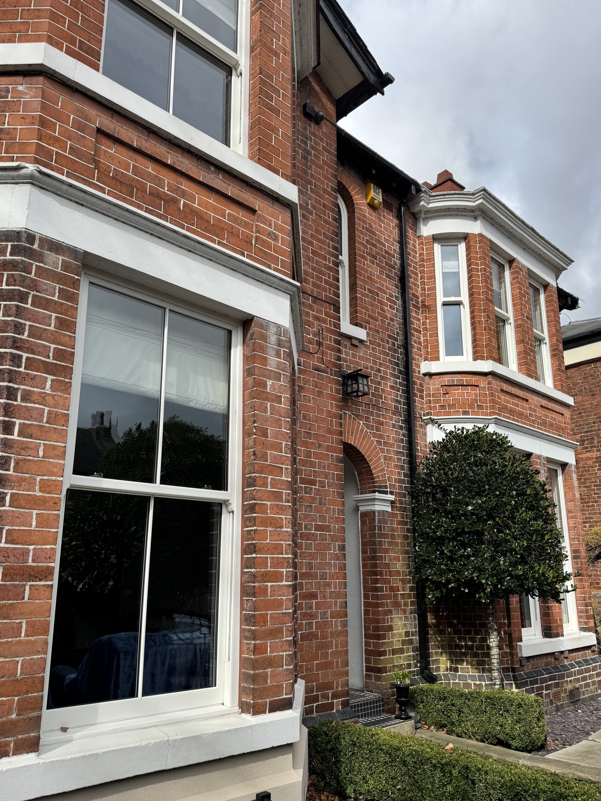Bennetts Joinery installing Quickslide Legacy sliding sash windows in Ripley