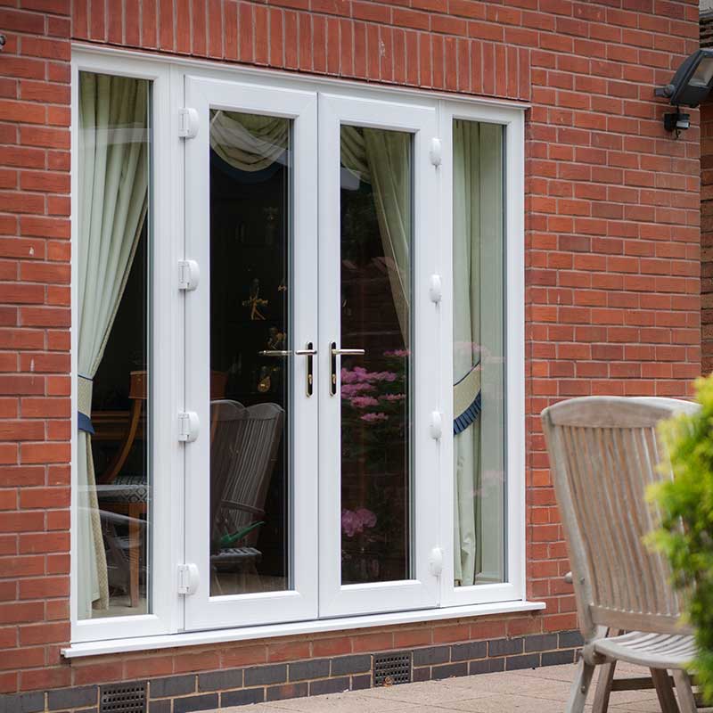 Pvcu French Casement Doors Direct From Uk Manufacturer Quickslide