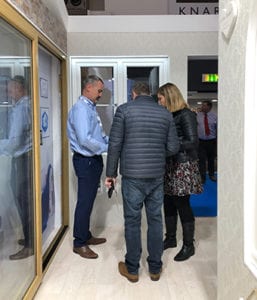 Recap of our display at Homebuilding & Renovating Show, Harrogate! Featuring Arched Legacy uPVC Sliding Sash Window, 3-in-1 Legacy uPVC Sliding Sash Window, Contemporary Bi-folding Door, uPVC Flush Casement Window, 2 Panel uPVC Sliding Patio Door, and Solidor Composite Door.