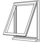 Top opening windows diagram