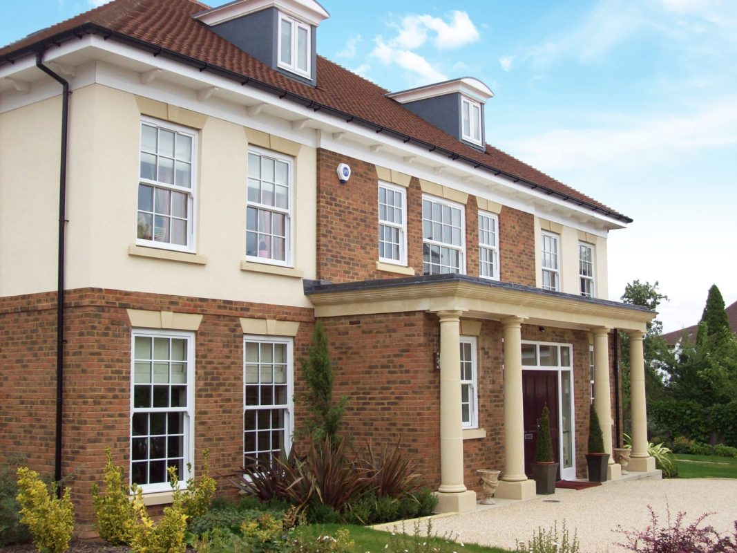 White uPVC Sliding Sash Windows