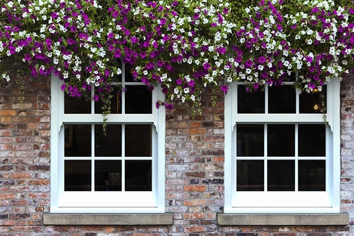 White uPVC Sliding Sash Windows. ETL Joints on Flush Sash Window: Discover Quickslide's Heritage Windows. With over 15 years in the market, we replicate period aesthetics with the benefits of uPVC. Our range includes sliding sash, flush sash, and casement windows.