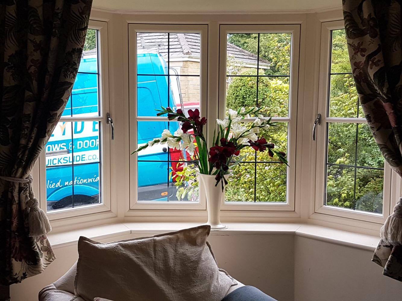 Interior of Traditional Bay Windows