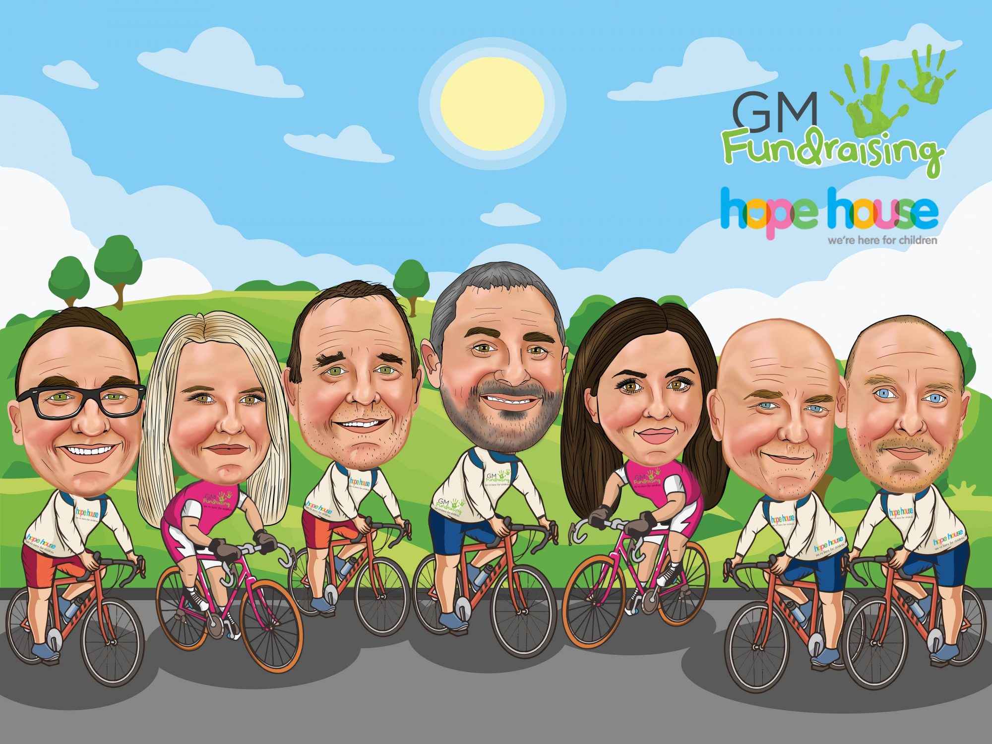 GM Fundraising 100 Cycling Bike Ride: Quickslide proudly hosts the Tour de Quickslide and participates in the GM Fundraising 100 cycling event. Participants aim to cycle at least 100 miles, raising funds for Hope House Children’s Hospice.