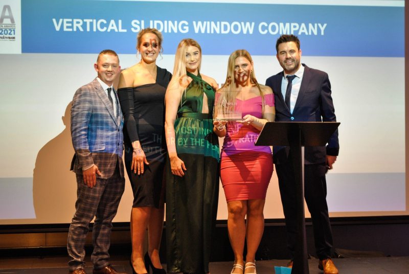 Quickslide's win as the National Fenestration Awards' Vertical Sliding Window Company in 2021. Celebrating our flagship product, the vertical sliding sash window.ous honor.