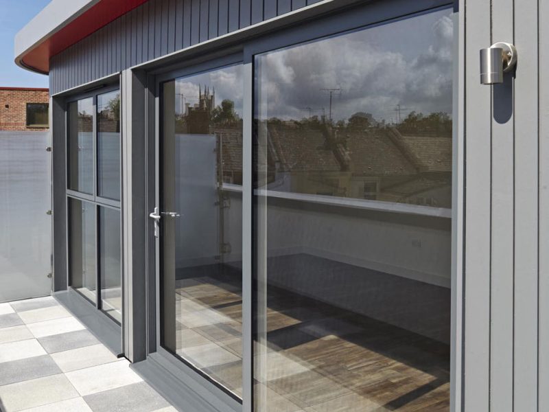 Sliding aluminium doors Balcony