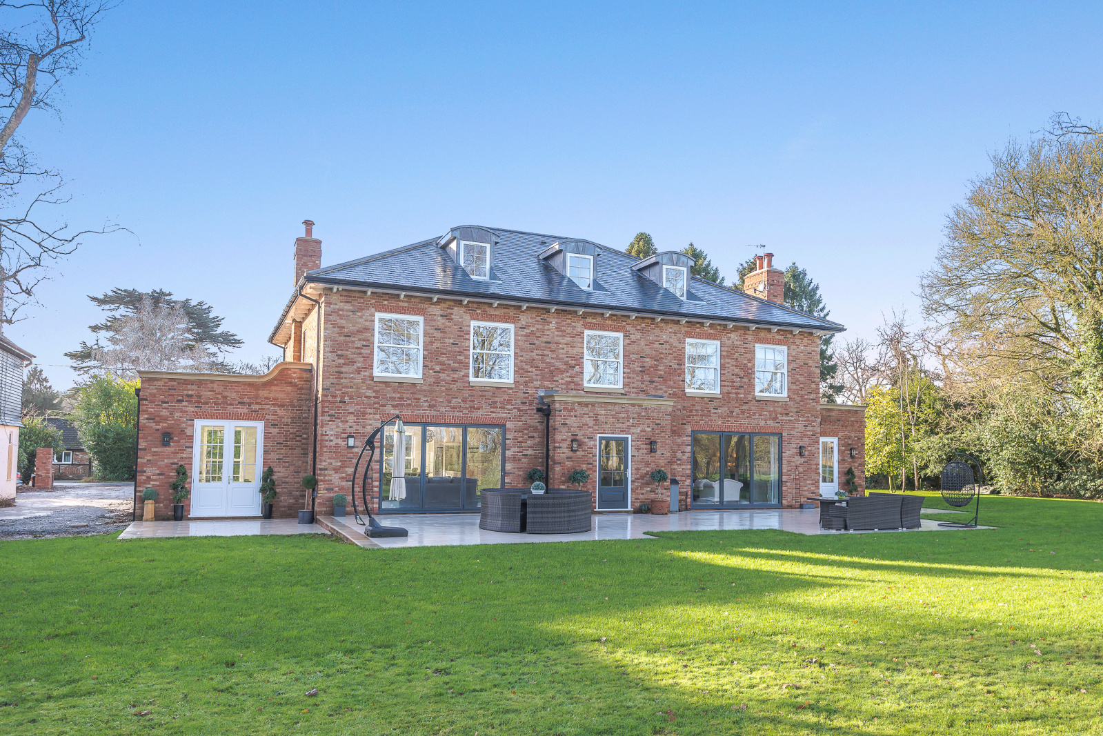 Heritage-style uPVC sash windows by Quickslide in a beautifully crafted Hertfordshire home by Frithsden Construction