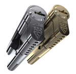 ABS Locking Cylinder - Brass - Chrome
