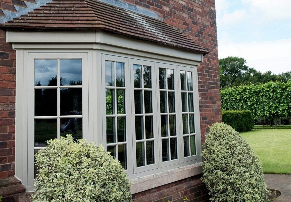 uPVC flush Bay Windows