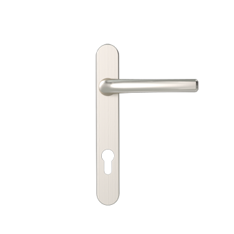 Classic inline door handles - Brushed Chrome