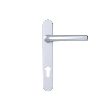 Classic inline door handles - Satin Silver