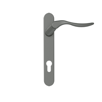 Swan Handle - Brushed Chrome