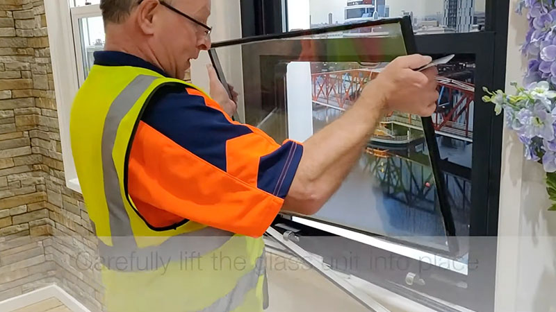 How to glaze a uPVC Sliding Sash Windows