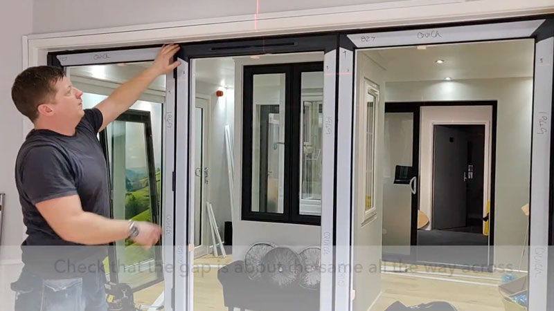 How to install a Bi-folding Door