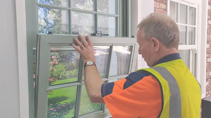 How to remove the bottom sash on uPVC Sliding Sash Windows