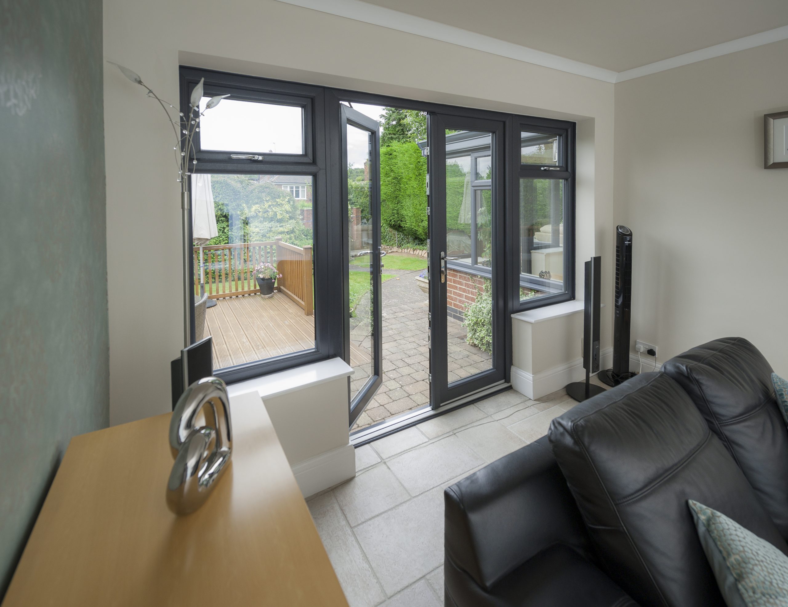 uPVC French doors featuring a classic design, customisable for any home aesthetic