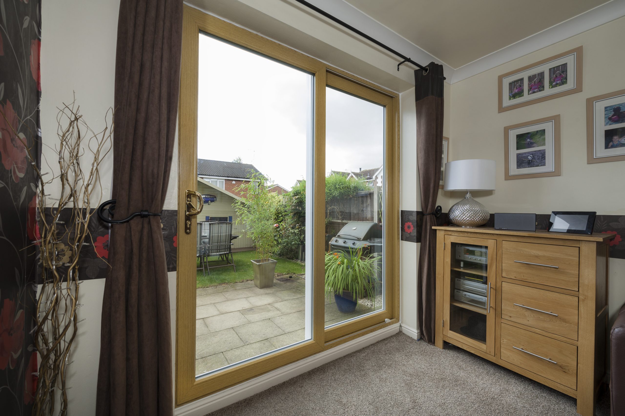 Sleek, durable uPVC sliding patio doors crafted with the high-performance Deceuninck Slider 24+ profile