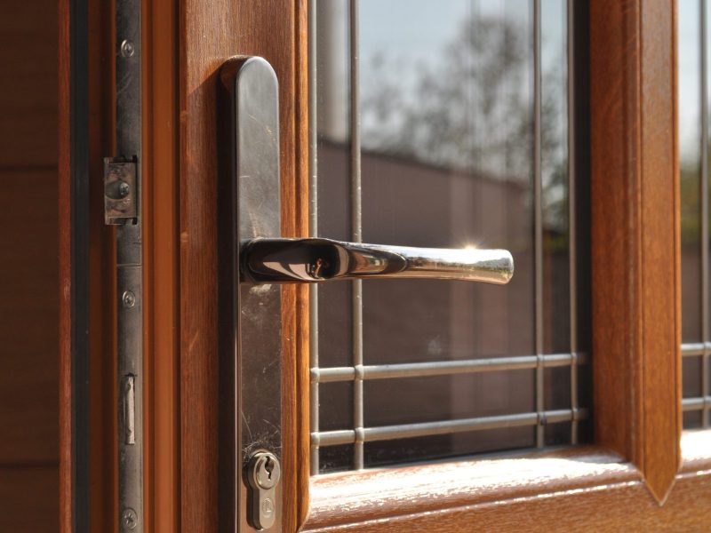 Explore a range of high-quality hardware options for your uPVC panel doors, offering both style and security