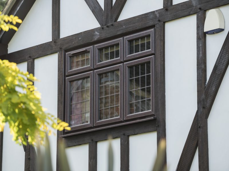 uPVC wood effect casement window from Quickslide