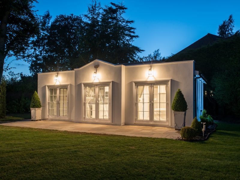 White Classic uPVC French Doors