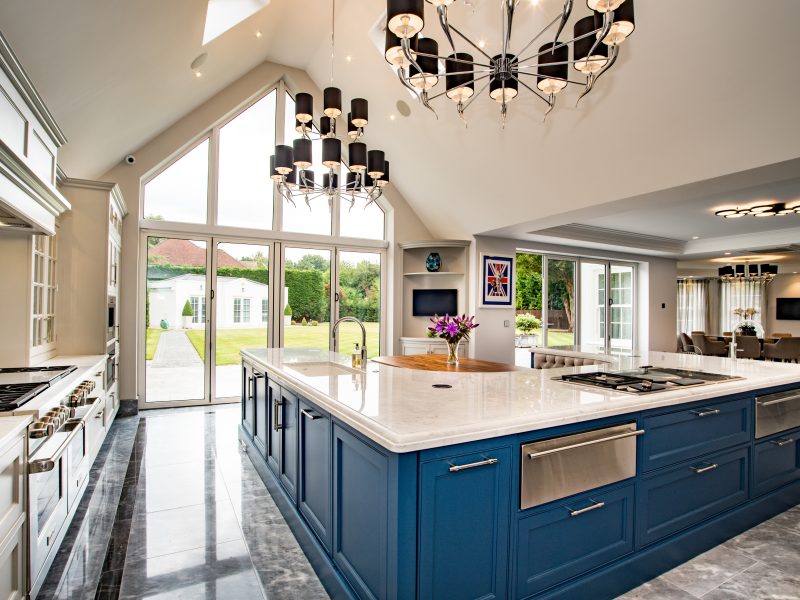 Modern White Aluminium Doors